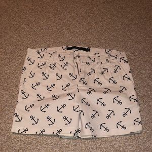 Anchor printed shorts